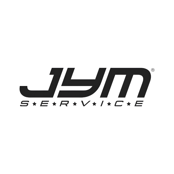 The image features the "JYM Supplement Science" logo in black. The word "JYM" is prominently displayed in large, bold letters, with "SUPPLEMENT SCIENCE" written in smaller text beneath it. With a transparent background, this brand symbolizes commitment to fitness goals and personalized training programs by Dr. Stoppani.